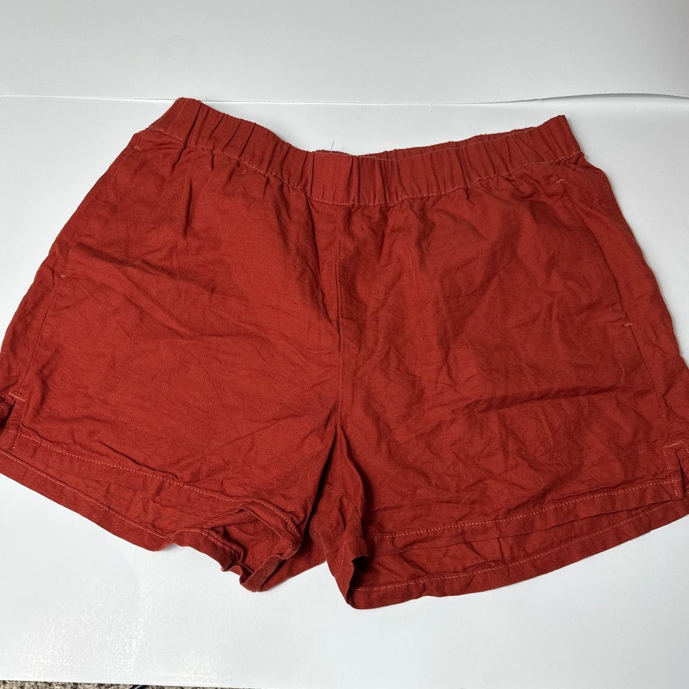 Madewell Pull On Orange Shorts Size Medium